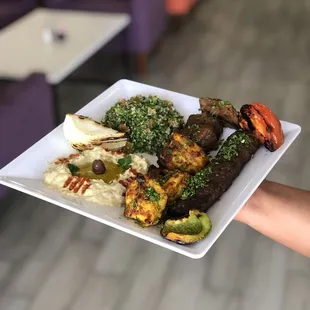 Mixed Grill Plate. Instagram: @houstonfoodee