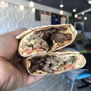 Beef Shawarma. Instagram: @houstonfoodee