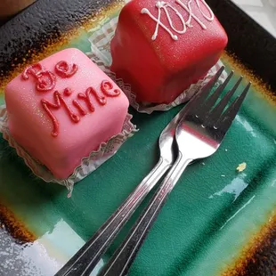 Delicious petit fours