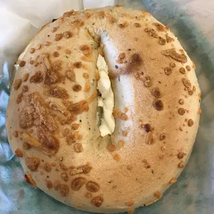 Asiago bagel