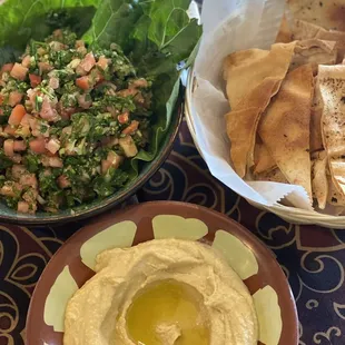 Tabbouleh, Hummus &amp; Pita