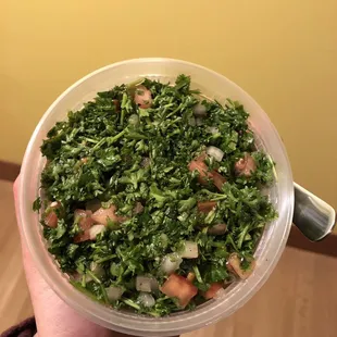 Tabbouleh to go