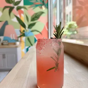 Strawberry Rose Lemonade