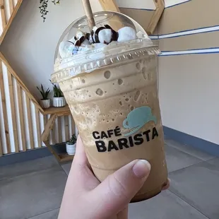S&apos;mores frozen coffee
