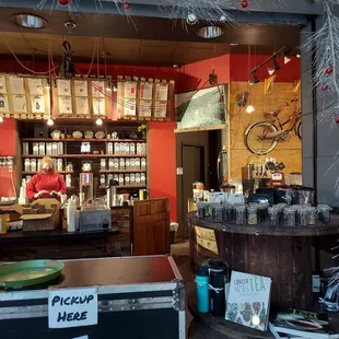 a man working behind the counter