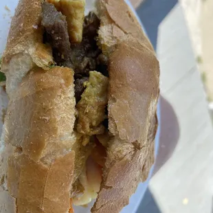 Combo 2 beef satay and chicken Bahn mi