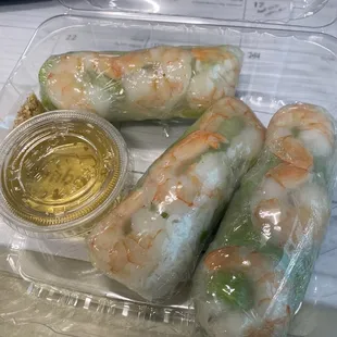 Shrimp spring rolls