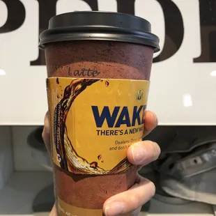 Medium White &amp; Black Espresso Drink (so good and literally a Large everywhere else!)