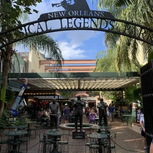 Restaurant as viewed from Bourbon St