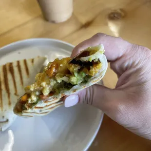 Breakfast burrito