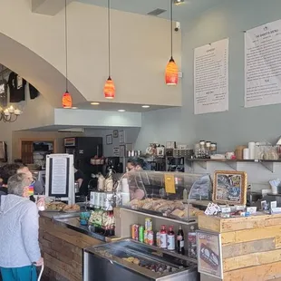 two people at the counter