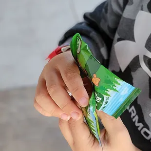 Young guests are given organic, gluten-free gummies!