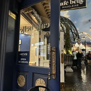 Sitting right in front of the entrance door