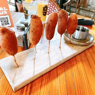 Corn dogs