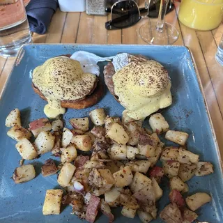 Sausage Biscuit Benedict