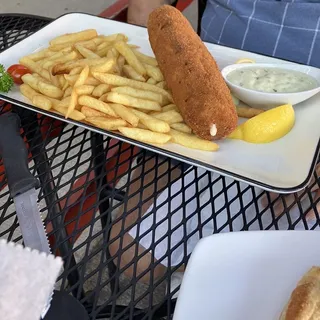 Chicken Vienna Schnitzel & Fries