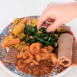 Our Shrimp dish, is a specialty to Bereka Cafe, an infusion of Ethio-American delicacy, Always the right option.