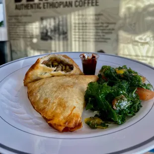 Vegan friendly, plant base protein appetizer (Samosa) you can always be sure, you make the right choice when ordering it.