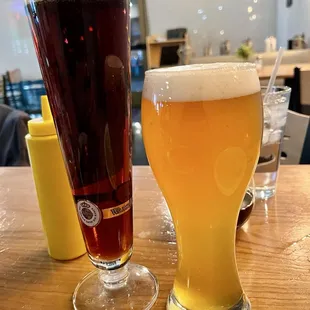 Hefenwiesen and a Bock.