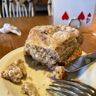 a plate of food and a fork