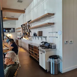 interior, sushi and sashimi