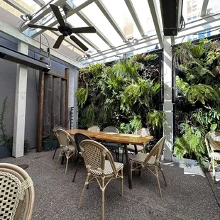 Outdoor seating