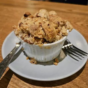 Apple peach crisp