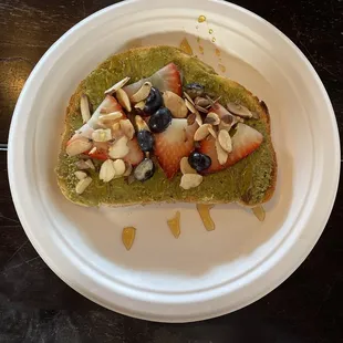 Pistachio Butter Toast
