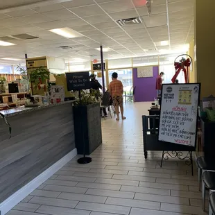 Back door of the restaurant