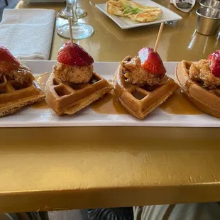 Chicken and waffles