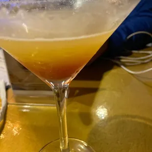 Peach passion fruit Bellini