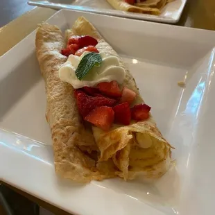 Crepe creme fraiche