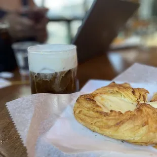 Mont Blanc w a cheese danish