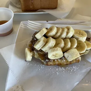 Hazelnut Nutella and Banana Toast