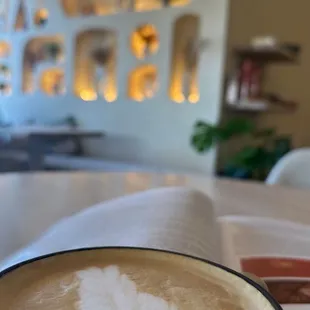 Pistachio latte