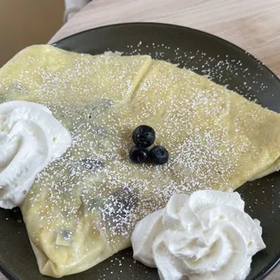 Lemon Blueberry Crepe