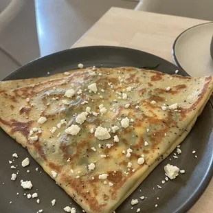 Spinach Feta Crepe