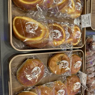 a variety of pastries