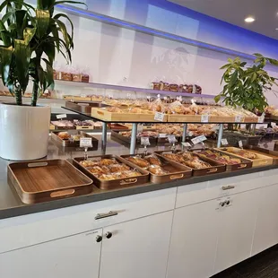 a variety of baked goods