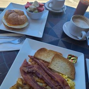 Croissant Breakfast and Morning Bliss