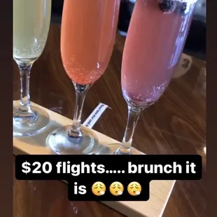 Mimosas flight