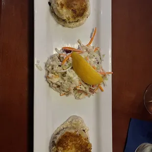 Lump Blue Crab Cakes for an appetizer, delish!
