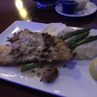 Crab Stuffed Gulf Flounder