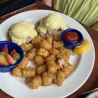 Surf and Turf Benedict Brunch