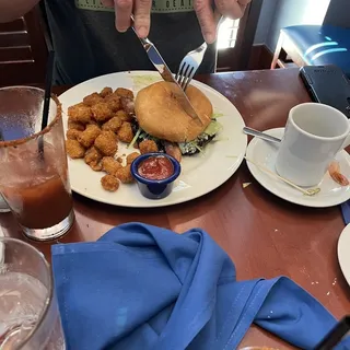Black and Blue Burger Lunch