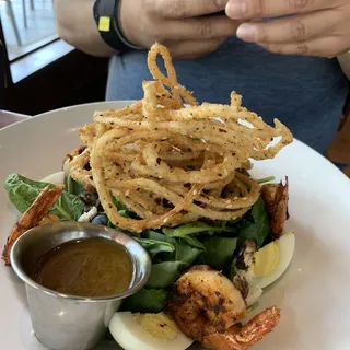 Blackened Shrimp Spinach Salad