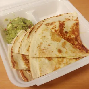 chicken &amp; cheese quesadilla
