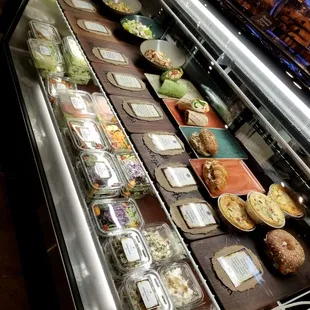 Their Lunch Options on Display since most people eat with their eyes lol