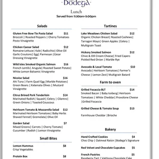 2018 Menu - Page 2