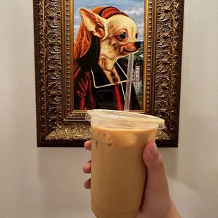Caramel Cold Brew with half&amp;half